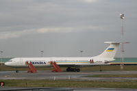 UR-86528 @ EBBR - parked on General Aviation apron (Abelag)