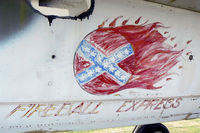 60-5385 @ FTW - Belly Art on the F-105! - by Zane Adams