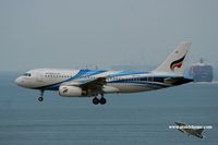 HS-PGT @ VHHH - Bangkok Air approaching runway 25R - by Michel Teiten ( www.mablehome.com )