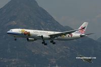 B-18311 @ VHHH - China Airlines approaching runway 25R - by Michel Teiten ( www.mablehome.com )
