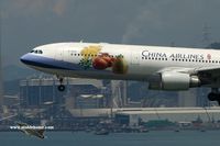 B-18311 @ VHHH - China Airlines approaching runway 25R - by Michel Teiten ( www.mablehome.com )