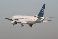 YR-BGB @ EBBR - descending to rwy 25L