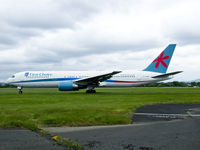 G-OOBM @ EGPF - First choice B767 Taxiing out at Glasgow,call sign Jetset 24 - by Mike stanners