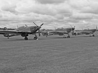 PZ865 @ EGSU - Hawker Hurricane IIC/Duxford,heading a nostalgic line up. - by Ian Woodcock