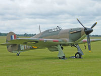 G-HURI @ EGSU - Hawker Hurricane XIIA/Duxford (Z5140) - by Ian Woodcock