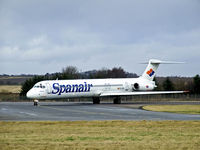 EC-GOU @ EGPH - Spanair MD-83 Taxiing into Edinburgh airport