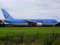 G-BYAB @ EGCC - Thomsonfly - by chris hall