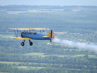 N65688 - Just departed Smith Field, smoke on!! - by Terry L. Swann