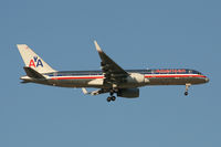 N685AA @ DFW - Landing 13R at DFW - taken from Southlake Carrol High School football stadium during the Friday night game.