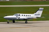 N126BP @ CID - Taxiing to Runway 27 for departure. - by Glenn E. Chatfield