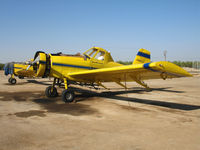 N3656C @ L19 - Tri-Star Agrinautics 1980 Air Tractor Inc AT-301 rigged as sprayer @ Wasco, CA - by Steve Nation