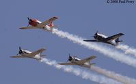 N73MG @ NKT - Leading the Trojan Horsemen Four Ship - by Paul Perry