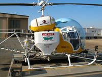 N5102L @ MIT - Inland Crop Dusters 1967 Bell 47G-4A sprayer @ Shafter, CA - by Steve Nation