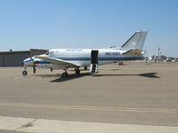 N6199D @ VIS - Ameriflight 1981 Beech C-99 awaiting small cargo deliveries @ Visalia, CA - by Steve Nation