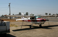 N6749A @ TLR - 1956 Cessna 172 straight-tail @ Tulare, CA - by Steve Nation