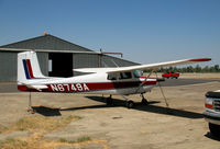 N6749A @ TLR - 1956 Cessna 172 straight-tail @ Tulare, CA - by Steve Nation