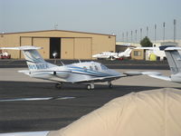 N598EA @ ABQ - 2008 Eclipse Aviation EA500 Jet, two P&W(C)PW610F-A Turbofans 900 lb st each. N888ZY 2008 Eclipse EA500 in background - by Doug Robertson