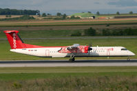HB-JQB @ VIE - Fly Baboo Dash 8-400 - by Yakfreak - VAP