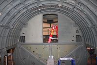 44-85813 @ I74 - Looking forward through the bomb bay to the flight deck. - by Bob Simmermon