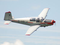 G-HRLK @ EGSV - G-HRLK Saab 91D Safir at OldBuchenham