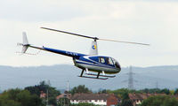 G-ILET @ EGBJ - R44 Raven noted at Gloucestershire Airport  UK in Sept 2008 - by Terry Fletcher