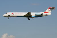 OE-LVD @ EBBR - flight OS367 is descending to rwy 25L