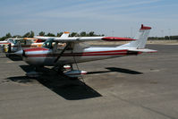 N8102F @ TLR - 1966 Cessna 150F visiting @ Tulare, CA - by Steve Nation