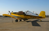 N8447V @ MIT - Inland Crop Dusters 1976 Rockwell International S-2R fitted as duster @ Shafter, CA - by Steve Nation