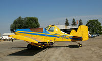 N8841Q - Turnine-powered 1972 Aero Commander S2R of Earlimart Dusters (rigged as sprayer) @ Earlimart, CA - by Steve Nation