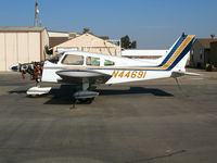 N44691 @ MIT - 1974 Piper PA-28-180 minus cow cover @ Shafter, CA - by Steve Nation