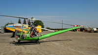 N54594 - Earlimart Crop Dusters 1957 Hiller UH-12C as sprayer @ Earlimart, CA - by Steve Nation