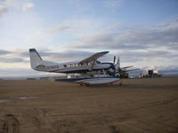 C-GUYR @ CYIO - Pond Inlet Nunavut, Amphibian set up. - by Puqsima