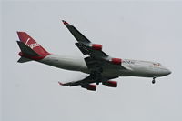 G-VROM @ MCO - Virgin Atlantic 747-400 arriving from LGW