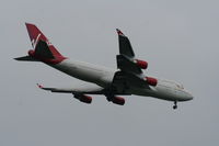 G-VROM @ MCO - Virgin Atlantic 747-400 arriving from LGW