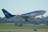 C-GPWS @ CYVR - Westjet - Taking Off - by David Burrell