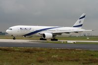 4X-ECB @ LFPG - B777-258(ER)