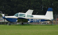 G-OSTU @ EGBP - Grumman AA-5A on display at Kemble 2008 - Saturday - Battle of Britain Open Day - by Terry Fletcher