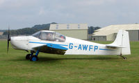 G-AWFP @ EGBP - 1968 Druine Condor on display at Kemble 2008 - Saturday - Battle of Britain Open Day - by Terry Fletcher