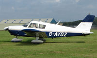 G-AVOZ @ EGBP - Piper Pa-28-180 on display at Kemble 2008 - Saturday - Battle of Britain Open Day - by Terry Fletcher