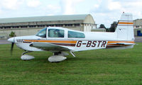 G-BSTR @ EGBP - 1974 Grumman AA-5 on display at Kemble 2008 - Saturday - Battle of Britain Open Day - by Terry Fletcher