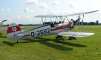 G-STIG @ EGBP - 1937 Focke Wulf FW44J on display at Kemble 2008 - Saturday - Battle of Britain Open Day - by Terry Fletcher