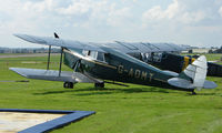 G-ADMT @ EGBP - 1936 DH87B Hornet Moth on display at Kemble 2008 - Saturday - Battle of Britain Open Day - by Terry Fletcher