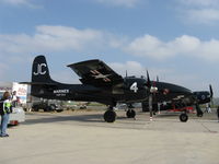 N909TC @ CMA - 1945 Grumman F7F-3P TIGERCAT, two P&W R-2800s 2,100 Hp each, rare warbird - by Doug Robertson