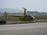 N7523T @ CMA - 2004 Robinson R44 RAVEN II, Lycoming IO-540 245 Hp for 5 minutes, 205 Hp continuous, engine shutdown - by Doug Robertson