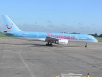 G-BYAK @ EGNX - Thomson Boeing 757