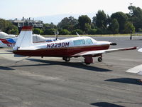 N329DM @ PAO - 1981 Mooney M20J in sunshine @ Palo Alto, CA - by Steve Nation