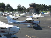 N751SP @ PAO - 2000 Cessna 172S running-up engine @ Palo Alto, CA - by Steve Nation