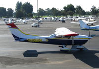 N1988M @ PAO - 1976 Cessna 182P running-up engine @ Palo Alto, CA - by Steve Nation