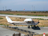 N6334M @ PAO - 1980 Cessna 152 taxying @ Palo Alto, CA - by Steve Nation