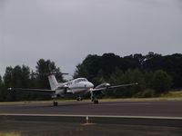 N807SM - Departing KUAO - by KM